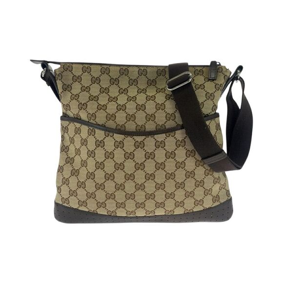Gucci GG Canvas Shoulder Bag Crossbody - Picture 1 of 10